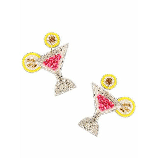 Pink Martini Seed Bead Earrings - BFF Here