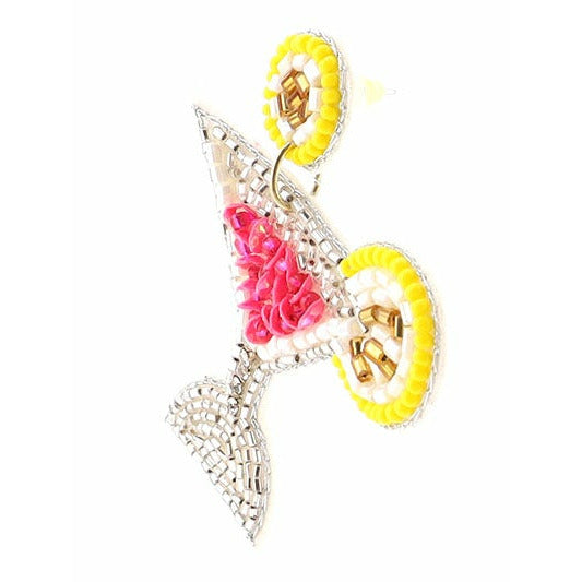 Pink Martini Seed Bead Earrings - BFF Here