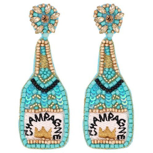 Bubbly Seed Bead Earrings -- Choice of Color - BFF Here