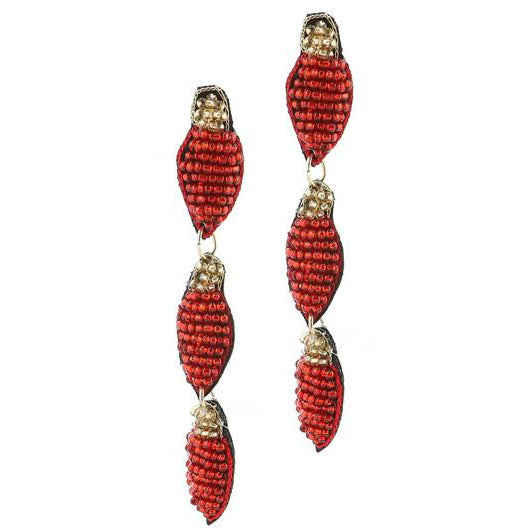 Christmas Light Bulb Earrings -- Choice of Color - BFF Here