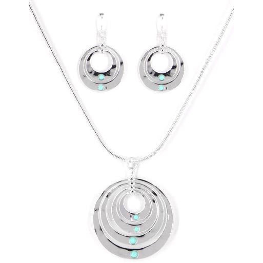 Multi Round Necklace Set - BFF Here