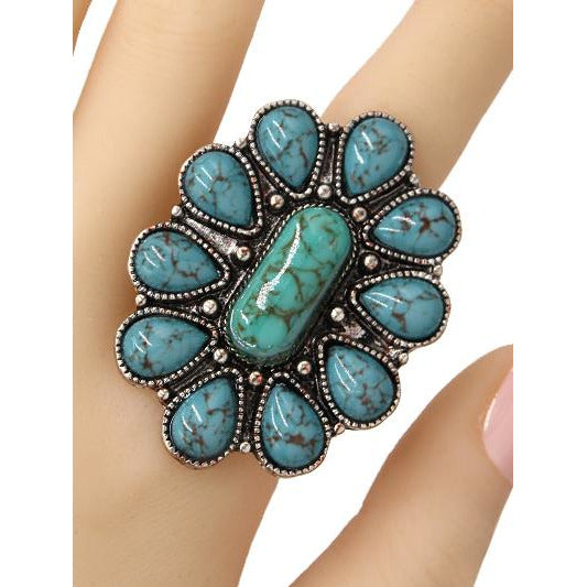 Western Turquoise Ring -- Choice of Style - BFF Here