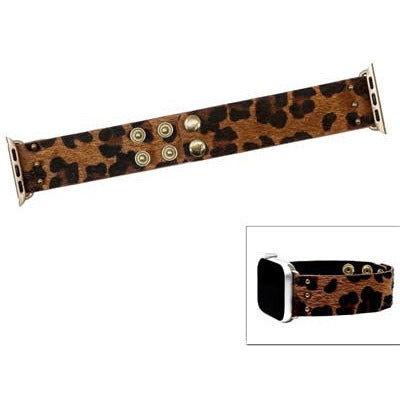 Leopard Watch Band -- Brown - BFF Here