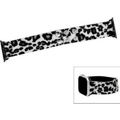 Leopard Watch Band -- White - BFF Here