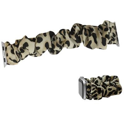 Animal Print Stretch Watch Band -- Beige - BFF Here