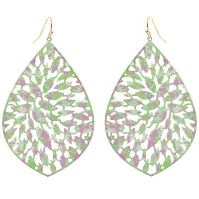 Filigree Hook Earrings -- Choice of Color - BFF Here
