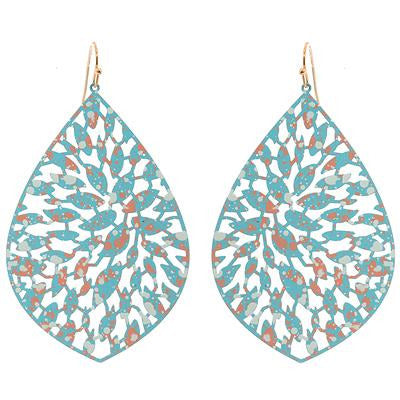 Filigree Hook Earrings -- Choice of Color - BFF Here