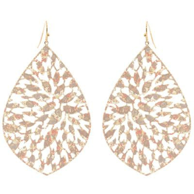 Filigree Hook Earrings -- Choice of Color - BFF Here