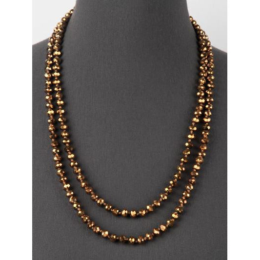 Bronze -- Knotted Necklace - BFF Here