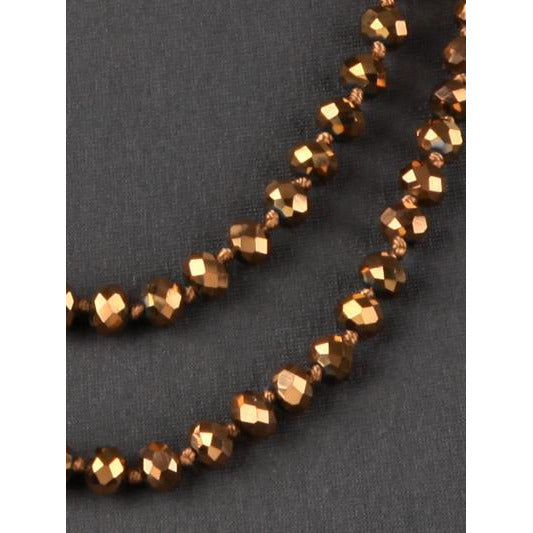Bronze -- Knotted Necklace - BFF Here