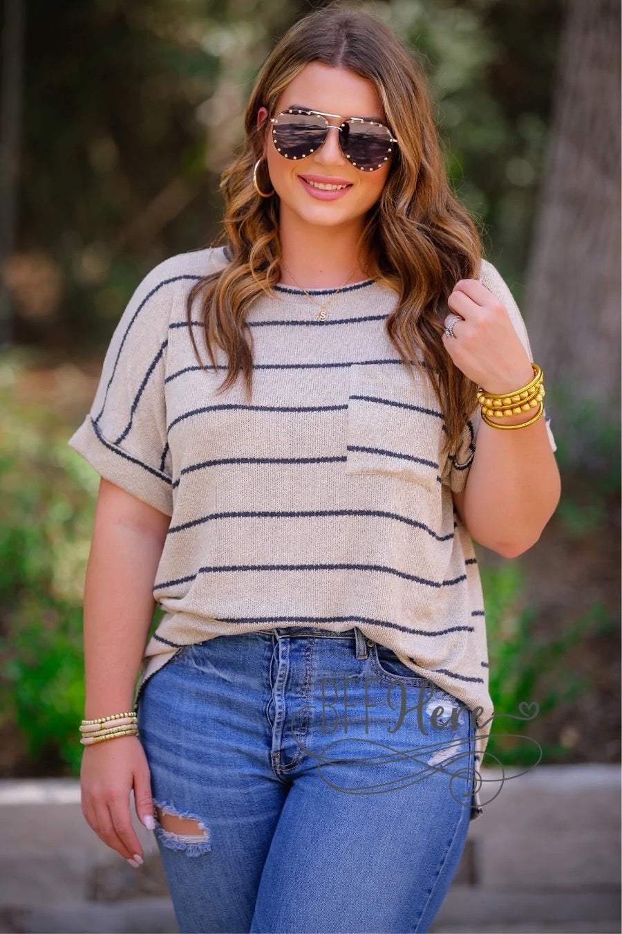 Jarrett Knit Pocket Top - BFF Here