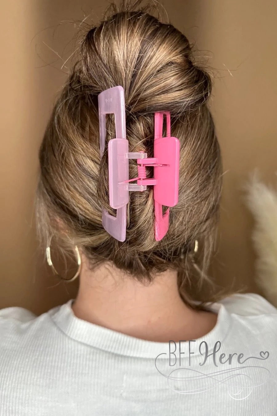 Taegan Two Toned Claw Clip — Choice of Color - BFF Here