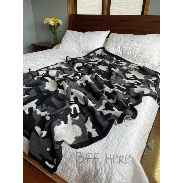 Luxe Jacquard Blanket -- Choice of Color - BFF Here