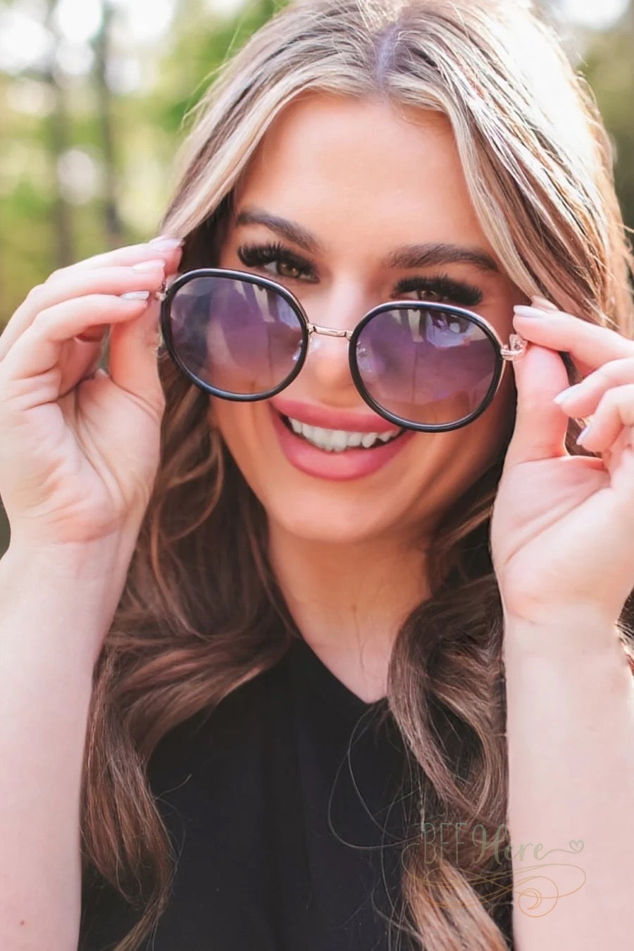 Summer Rewind Round Sunglasses - BFF Here