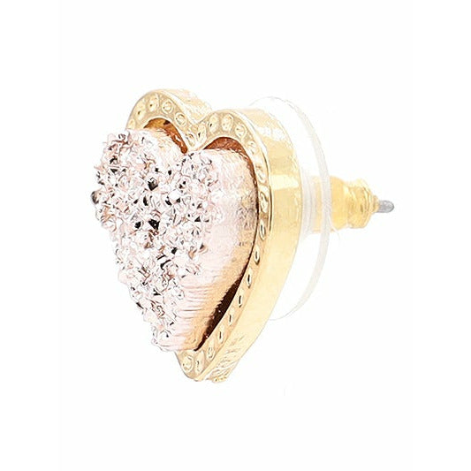 Druzy Heart Earrings - BFF Here