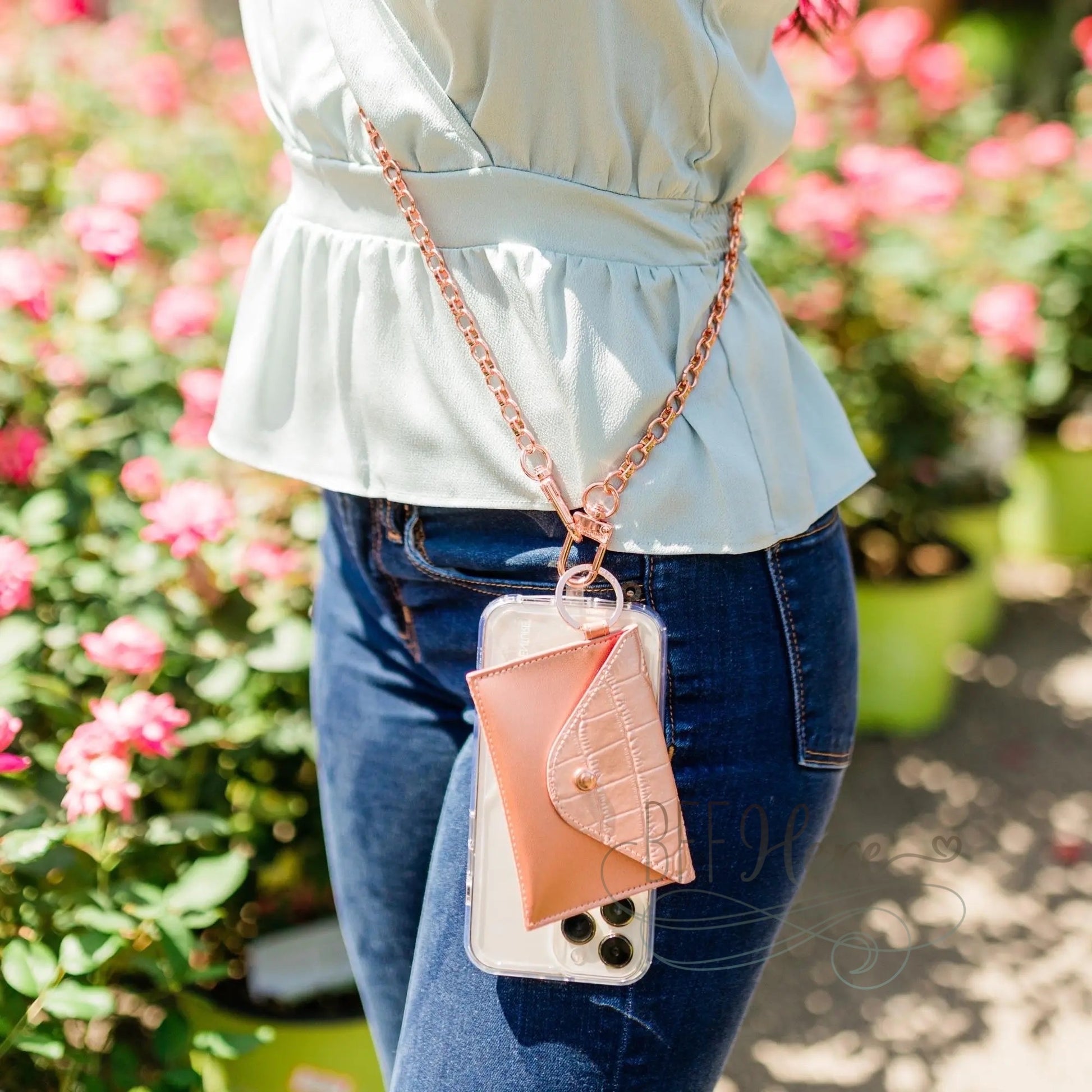 Rose Gold - The Hook Me Up Crossbody by Oventure - BFF Here