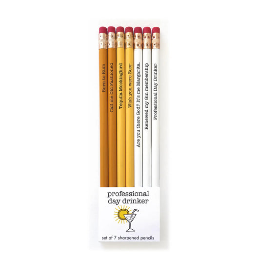 Professional Day Drinker Pencil Set - BFF Here