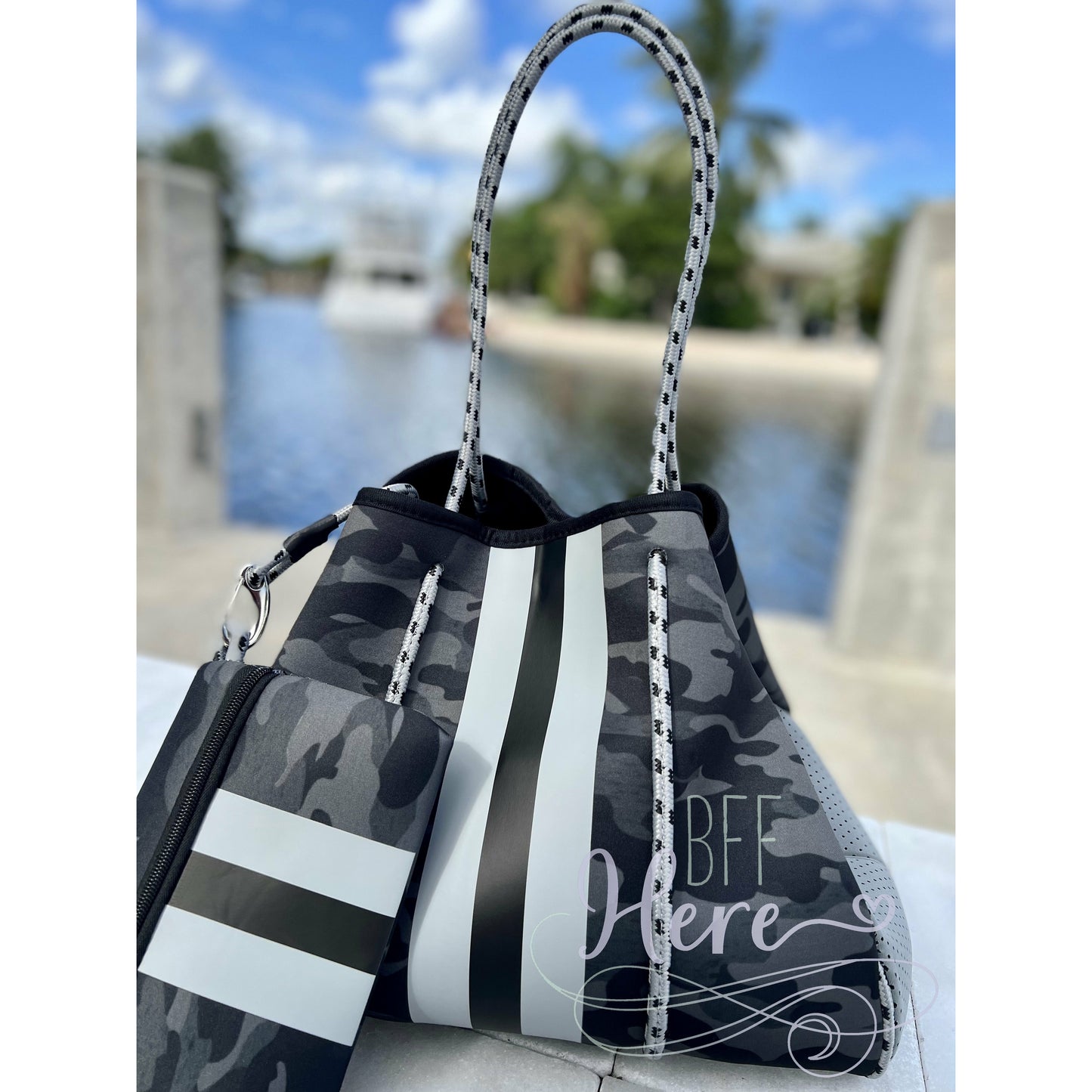 Neoprene Tote -- Madison - BFF Here