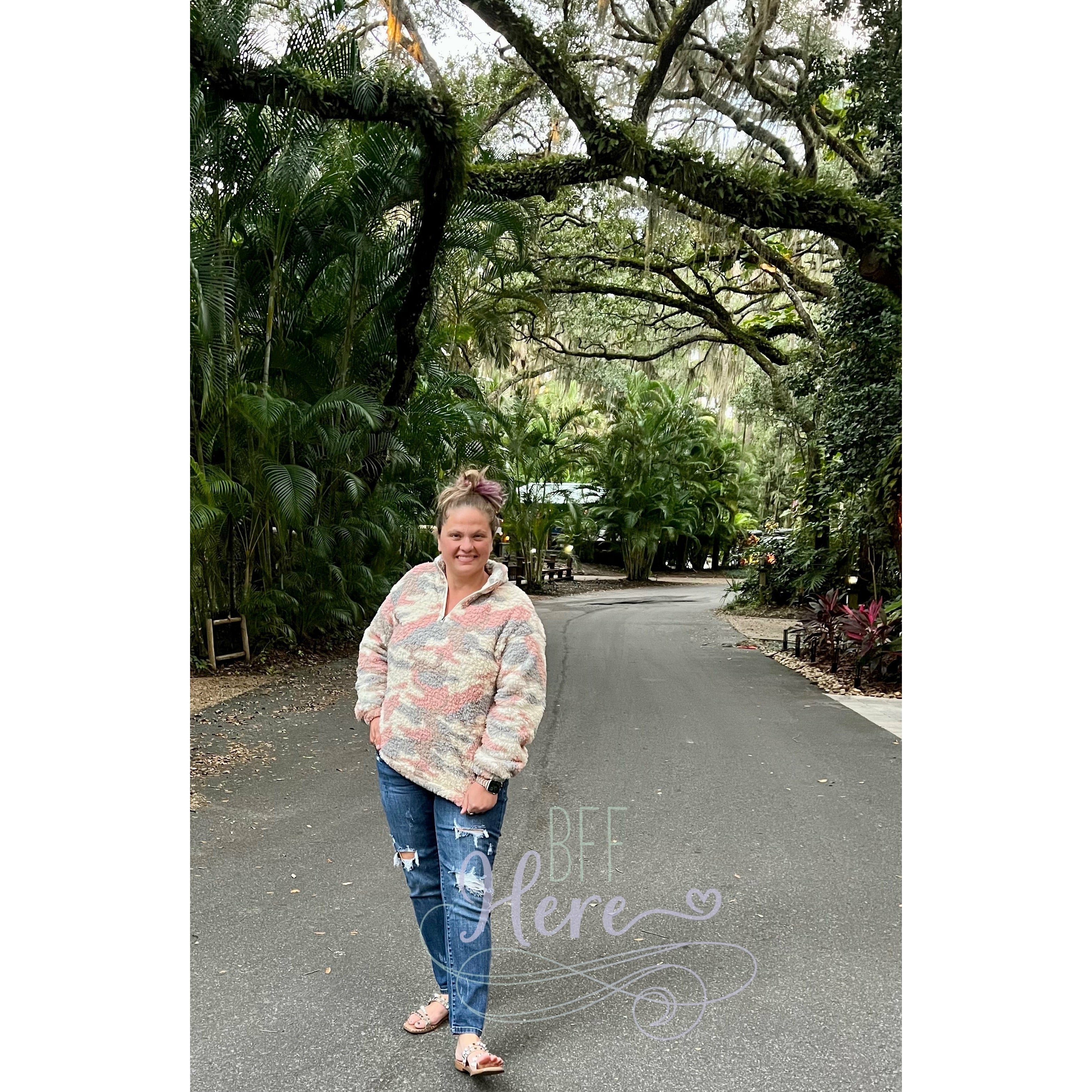 Denver Pink Camo Pullover - BFF Here