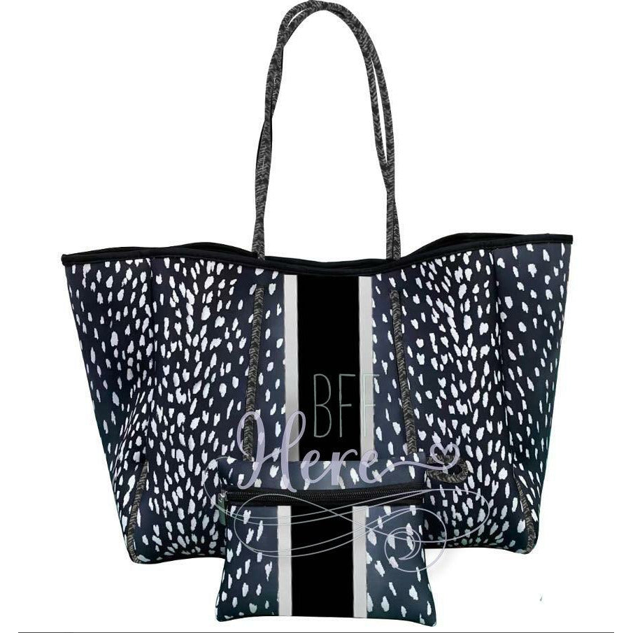 Neoprene Tote -- Midnight Prism - BFF Here