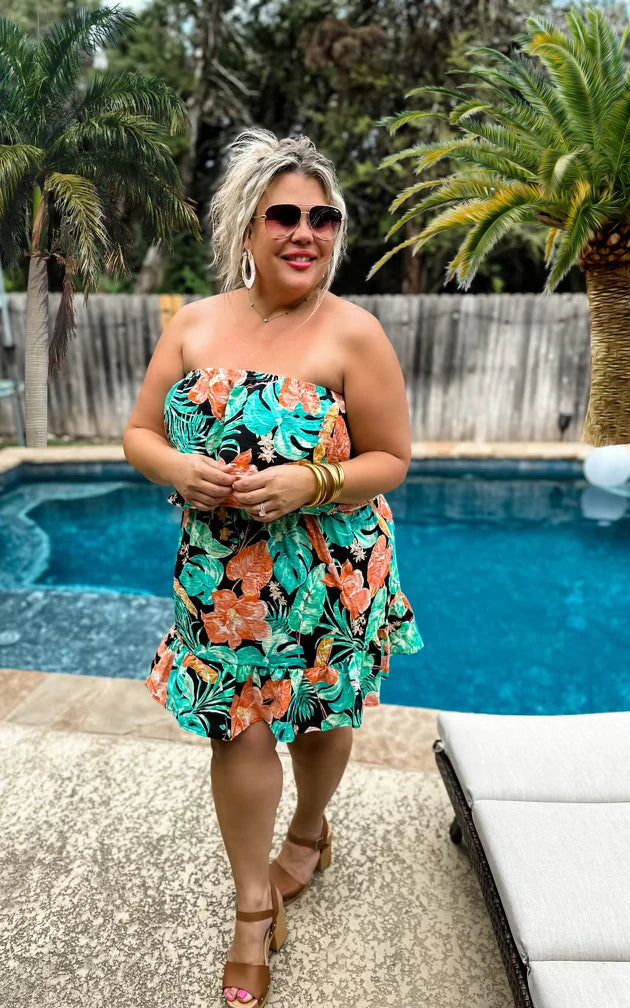 PREORDER—BARBADOS VACAY DRESS - BFF Here