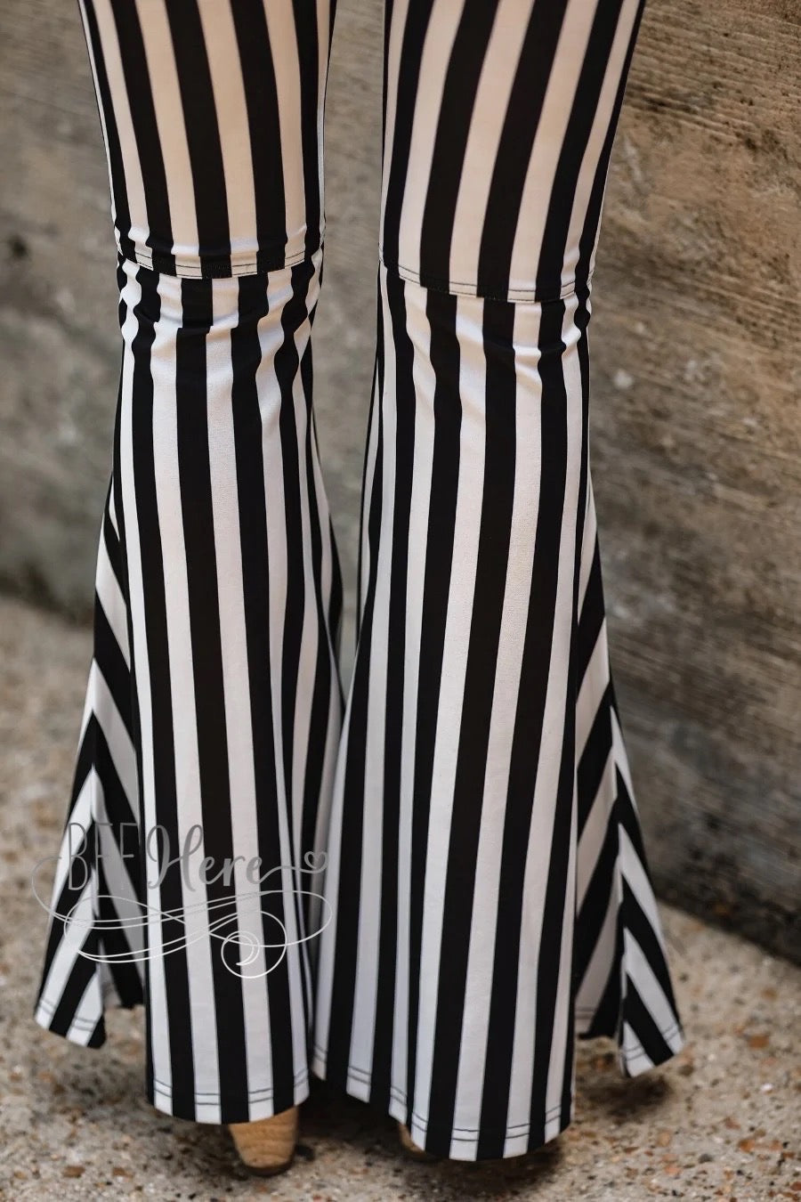 Stay Rowdy Striped Pants - BFF Here