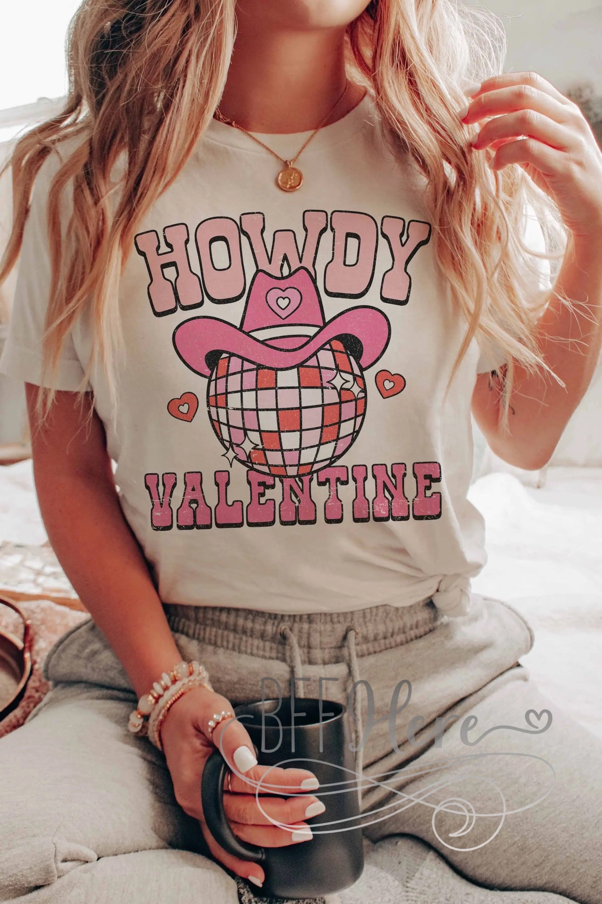 PREORDER—Howdy Valentine Tee - BFF Here