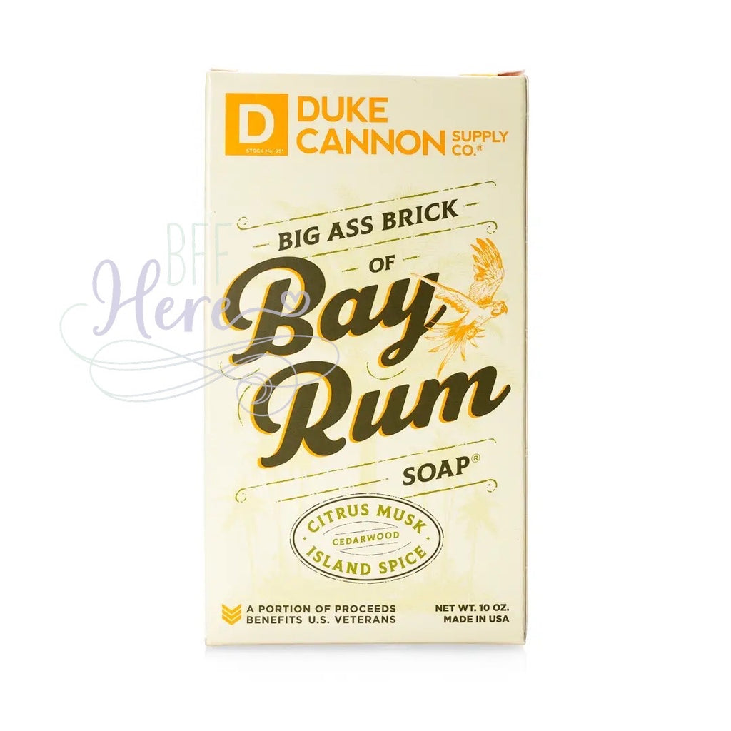 Big Ass Brick Of Soap — Bay Rum by Duke Cannon - BFF Here