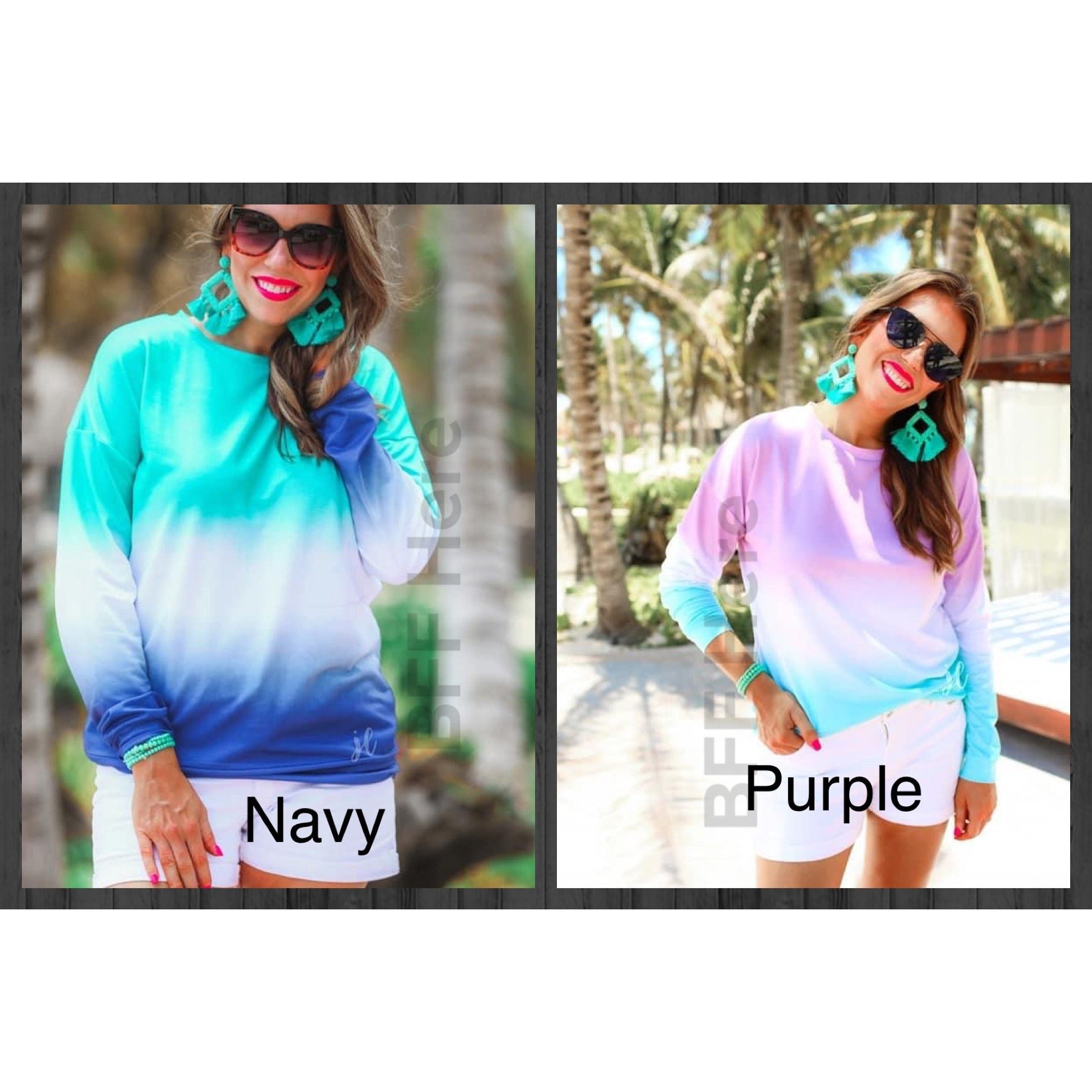 Coastal Cruise Tunic Top — Choice of Color - BFF Here