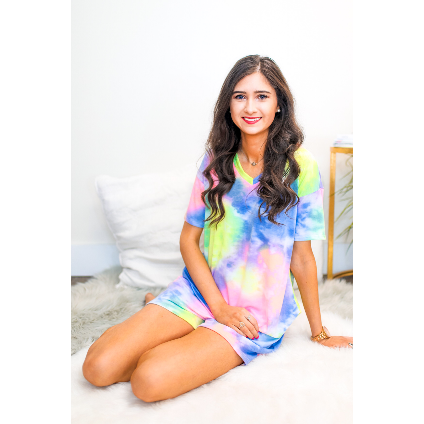 Daisy Tie Dye Lounge Set - BFF Here