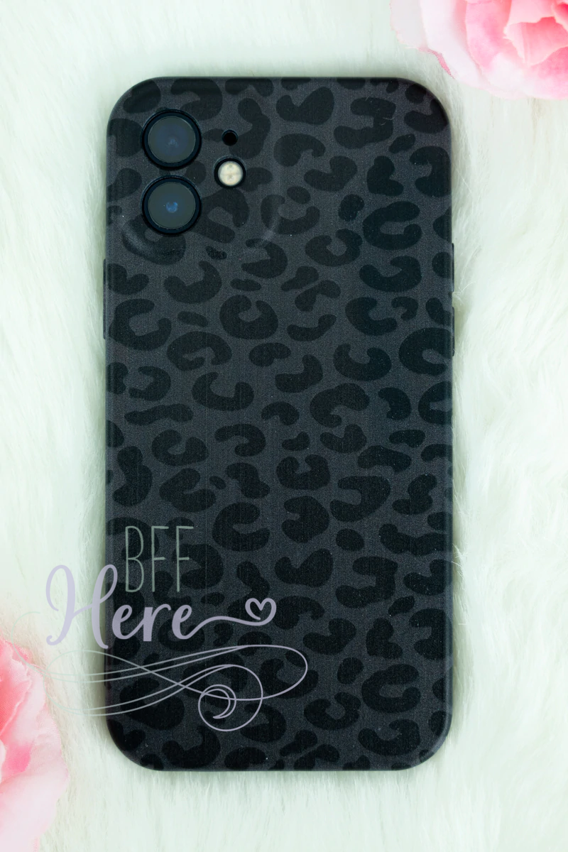 Black Leopard iPhone Case - BFF Here