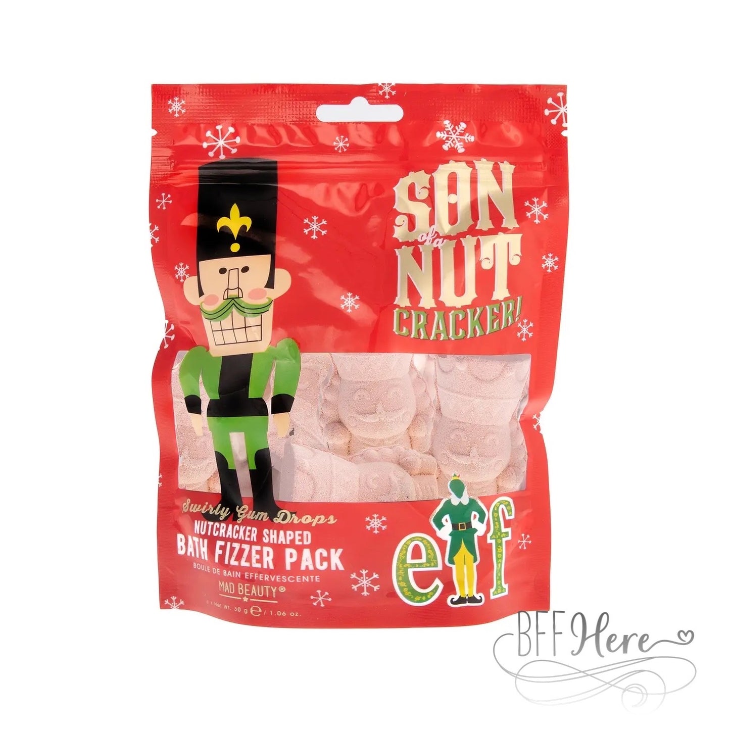 PREORDER—Elf Nutcracker Bath Fizzers - BFF Here