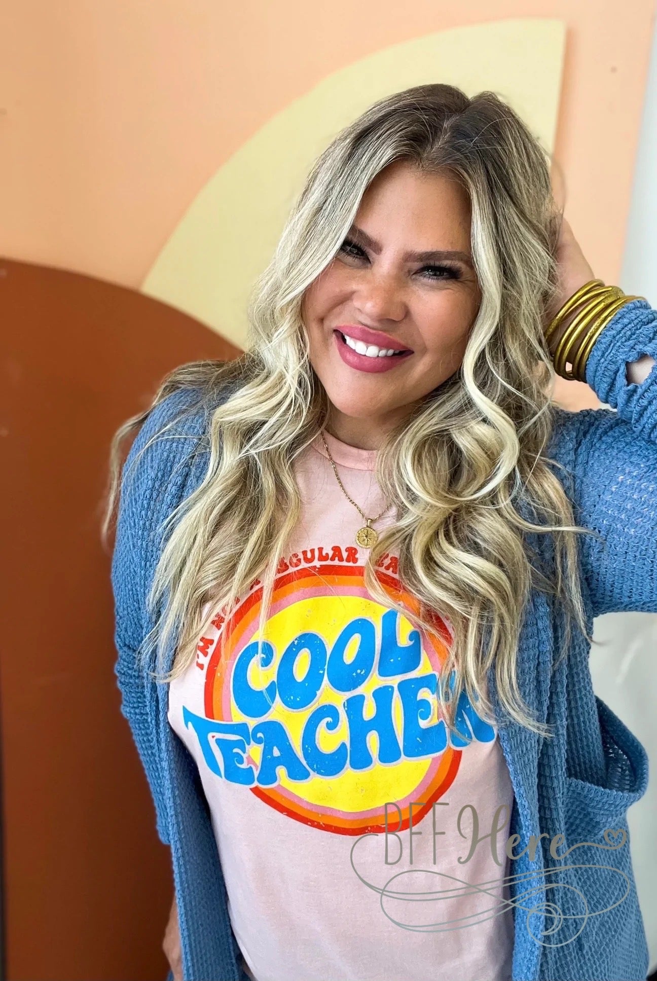 PREORDER—Lola Cardigan—Dusty Blue - BFF Here