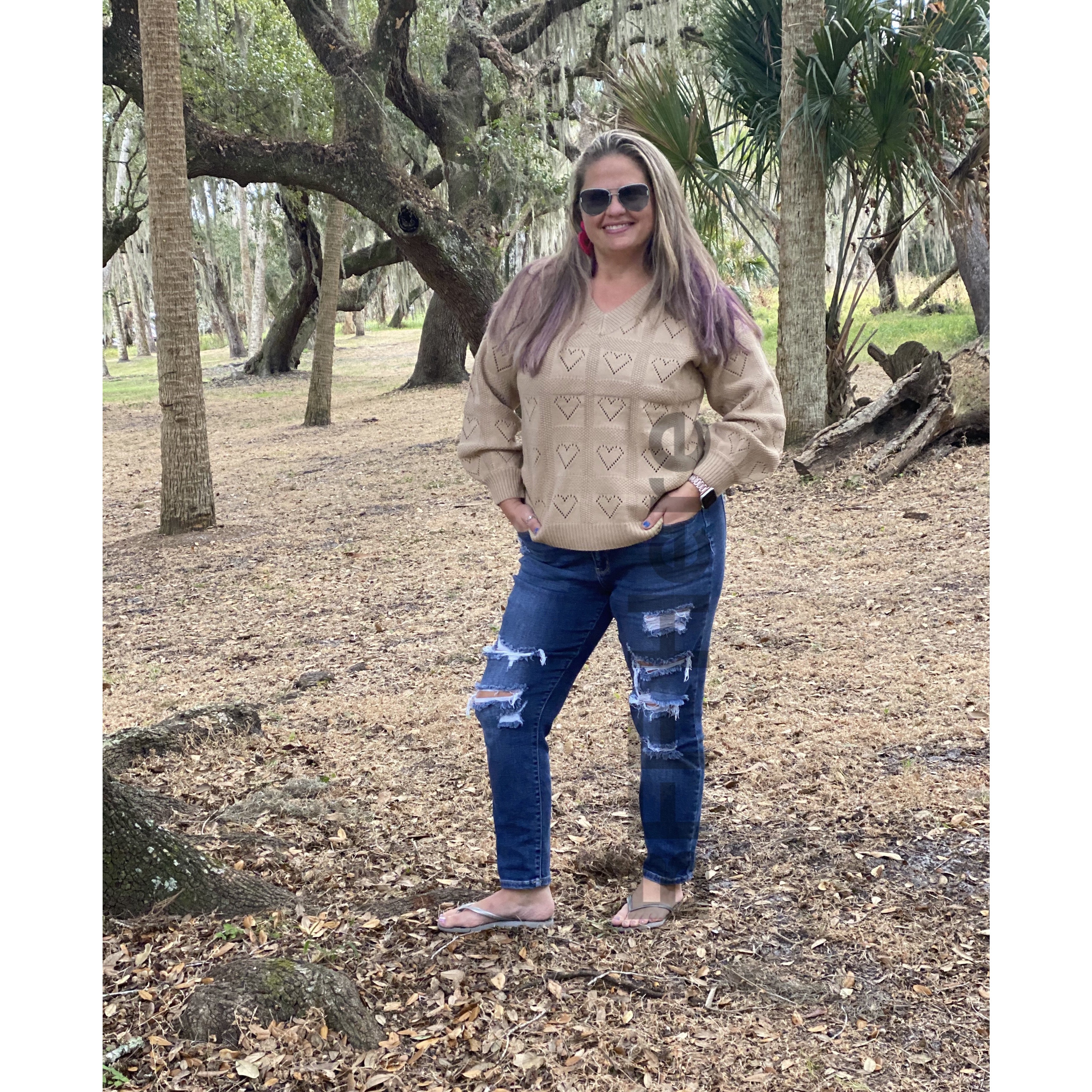 Be Mine Cut Out Heart Sweater - BFF Here