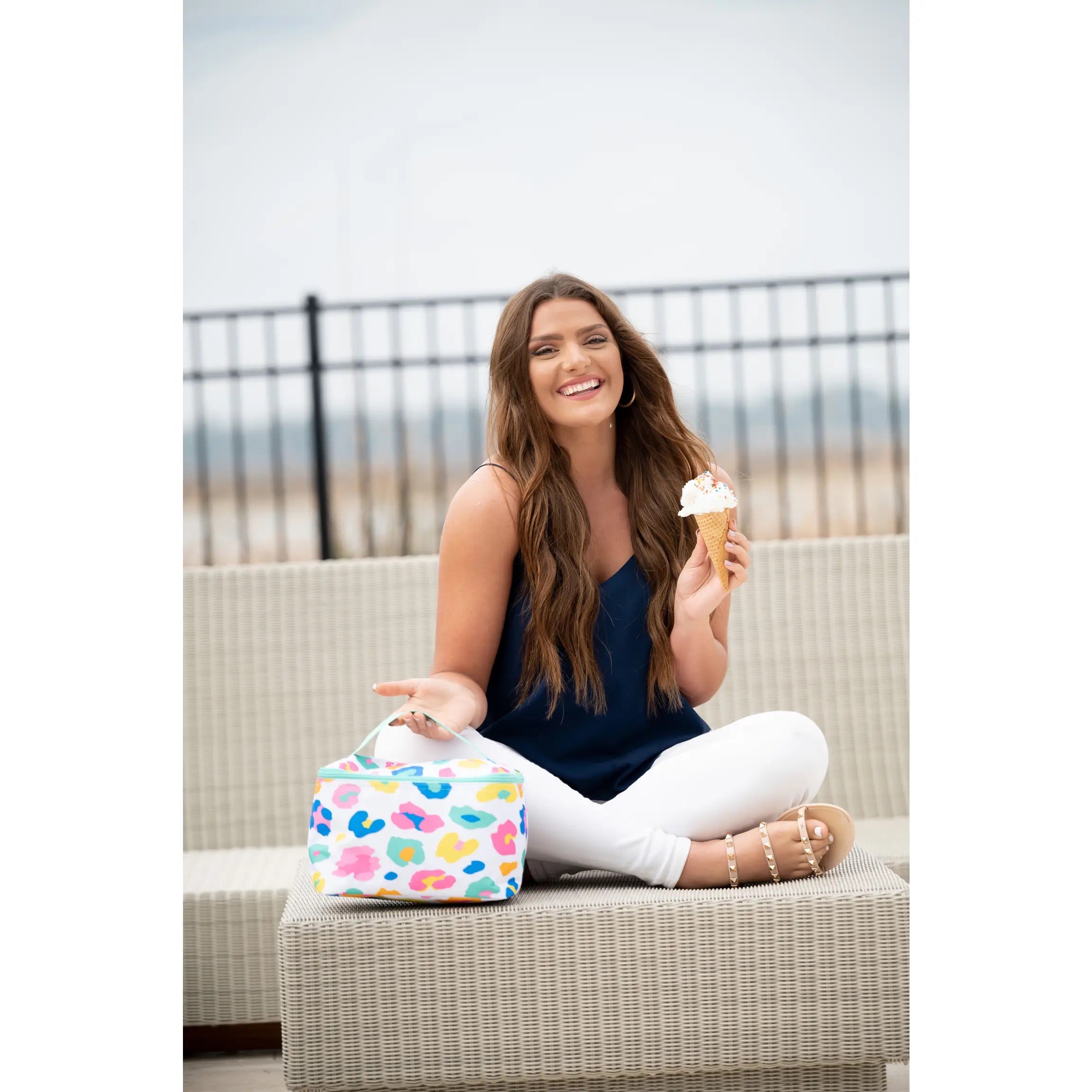 Fun Leopard Cosmetic Bag - BFF Here