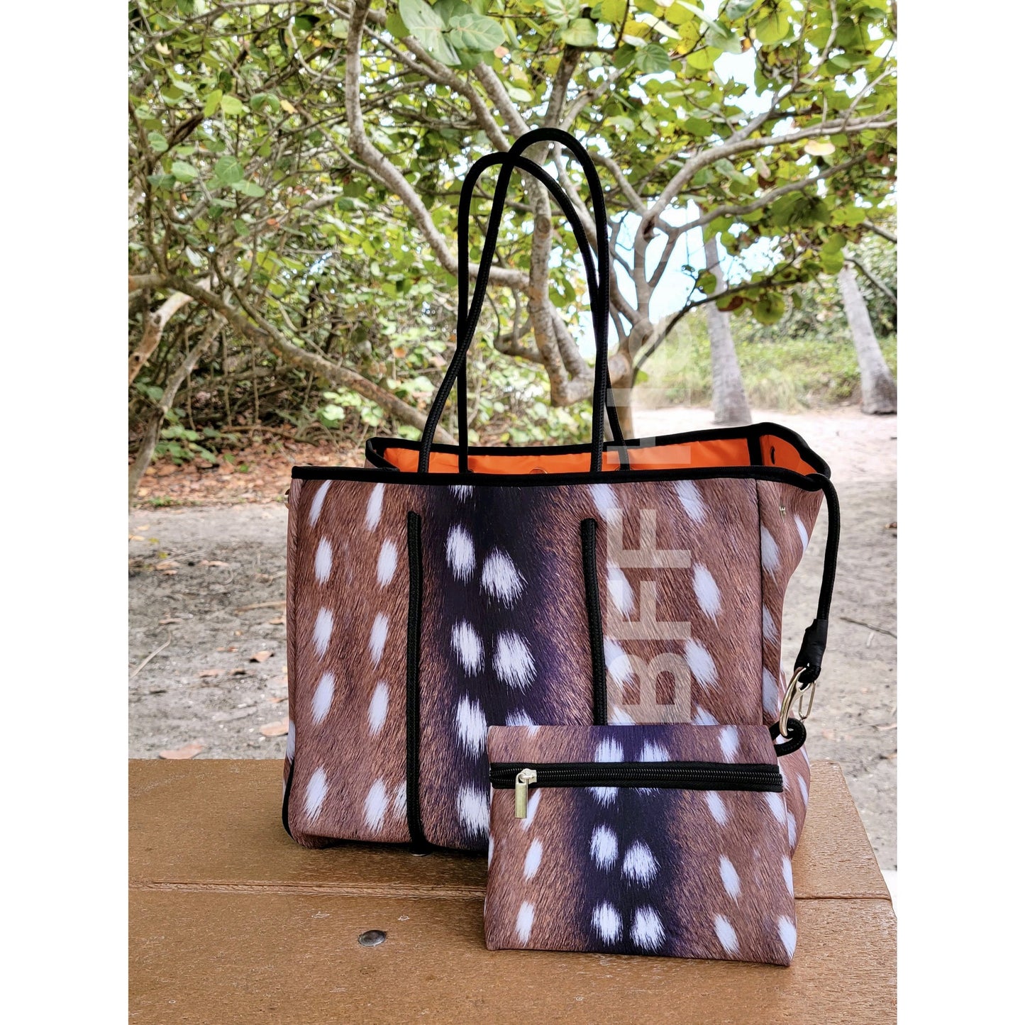 Neoprene Tote -- Deer - BFF Here