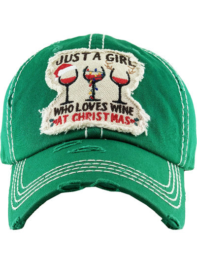 Wine At Christmas Hat — Choice of Color - BFF Here