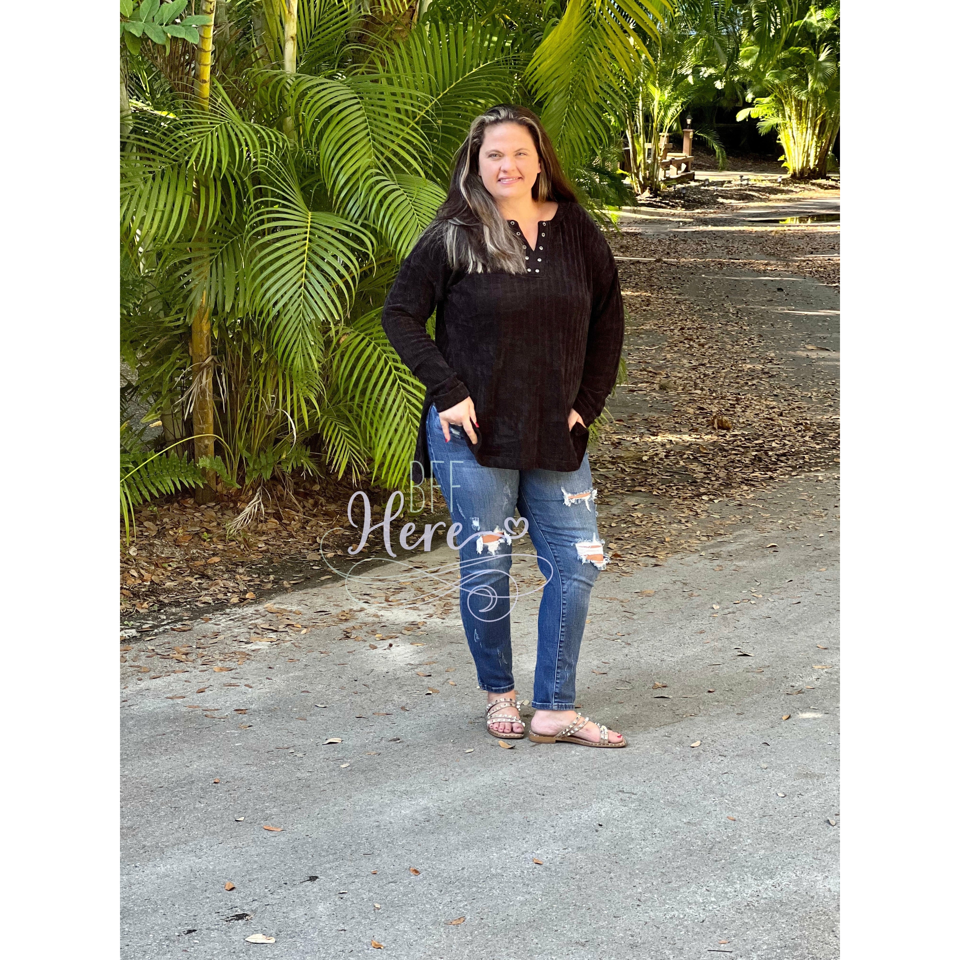 Victoria Chenille Tunic — Choice of Color - BFF Here