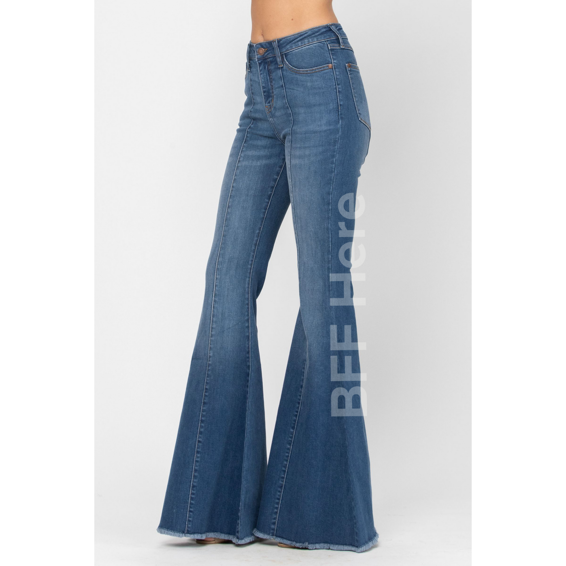 High Rise Flaire Jeans by Judy Blue - BFF Here