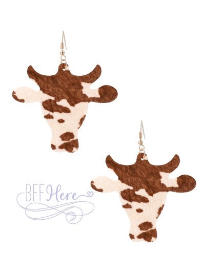 Longhorn Earrings — Choice of Color - BFF Here