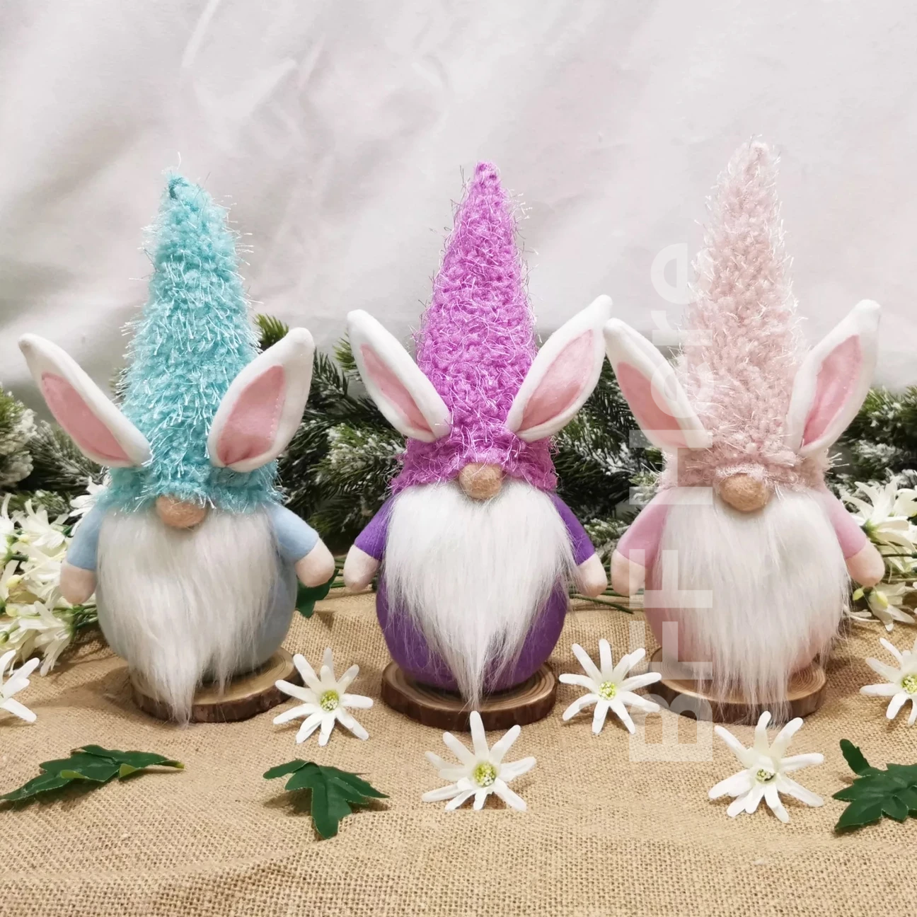 Easter Bunny Gnomes -- Choice of Color - BFF Here