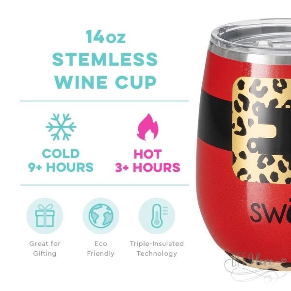 Mama Claus Stemless Wine Cup (14oz) by Swig Life - BFF Here