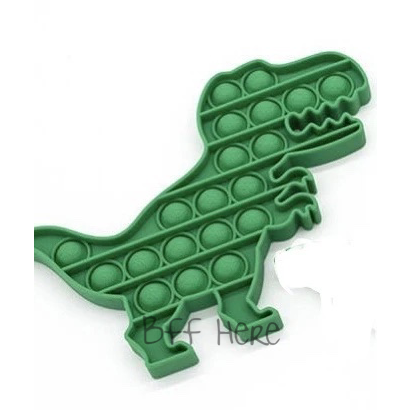 Green Dinosaur Pop-It Fidget - BFF Here