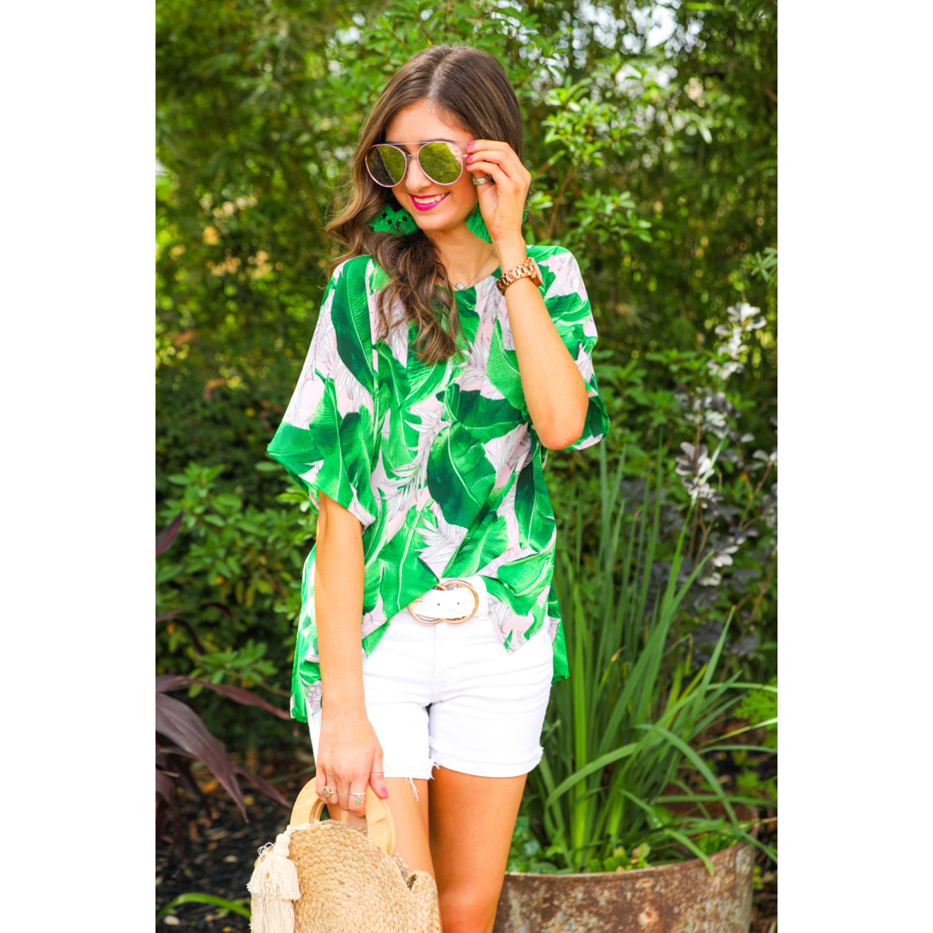 Tate Tropical Print Tunic - BFF Here