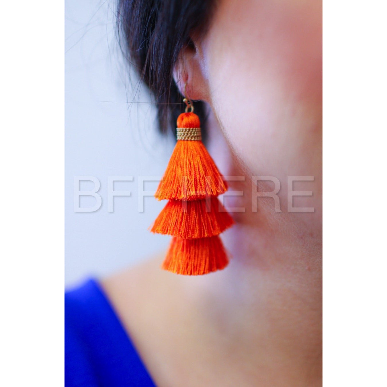 Destin Tassel Earrings -- Choice of Color - BFF Here