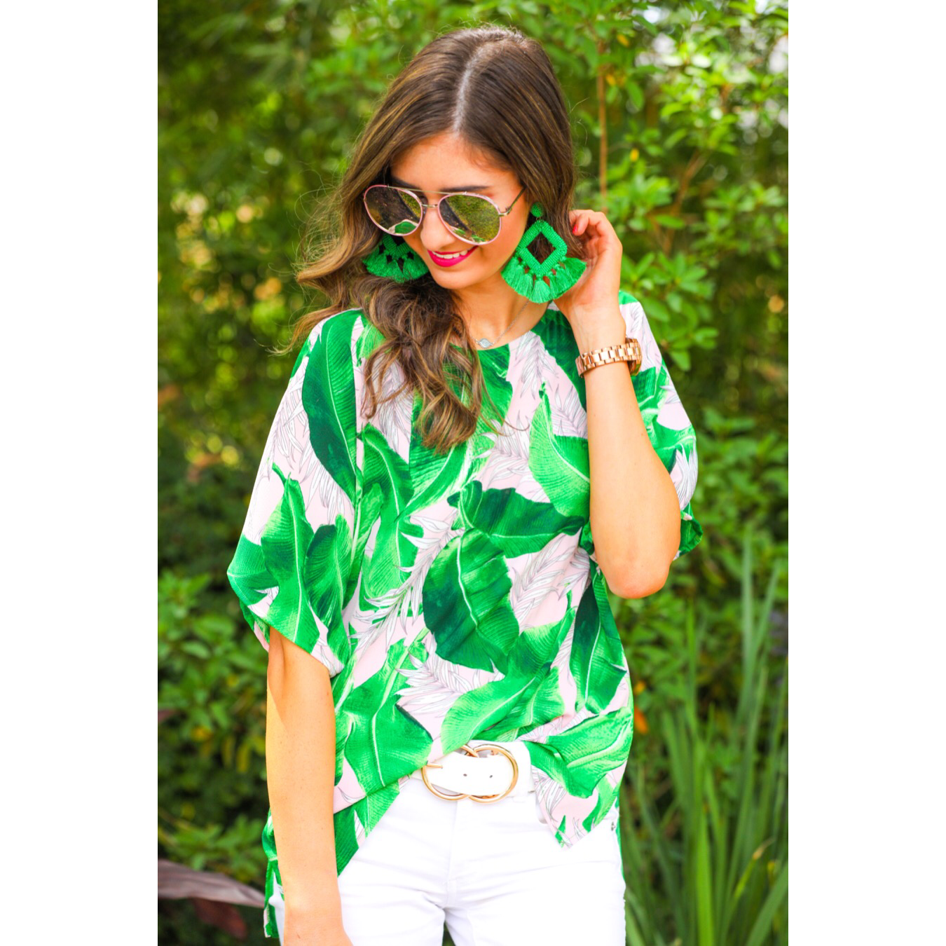 Tate Tropical Print Tunic - BFF Here