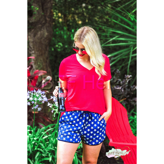 Justice Star Drawstring Everyday Shorts - BFF Here