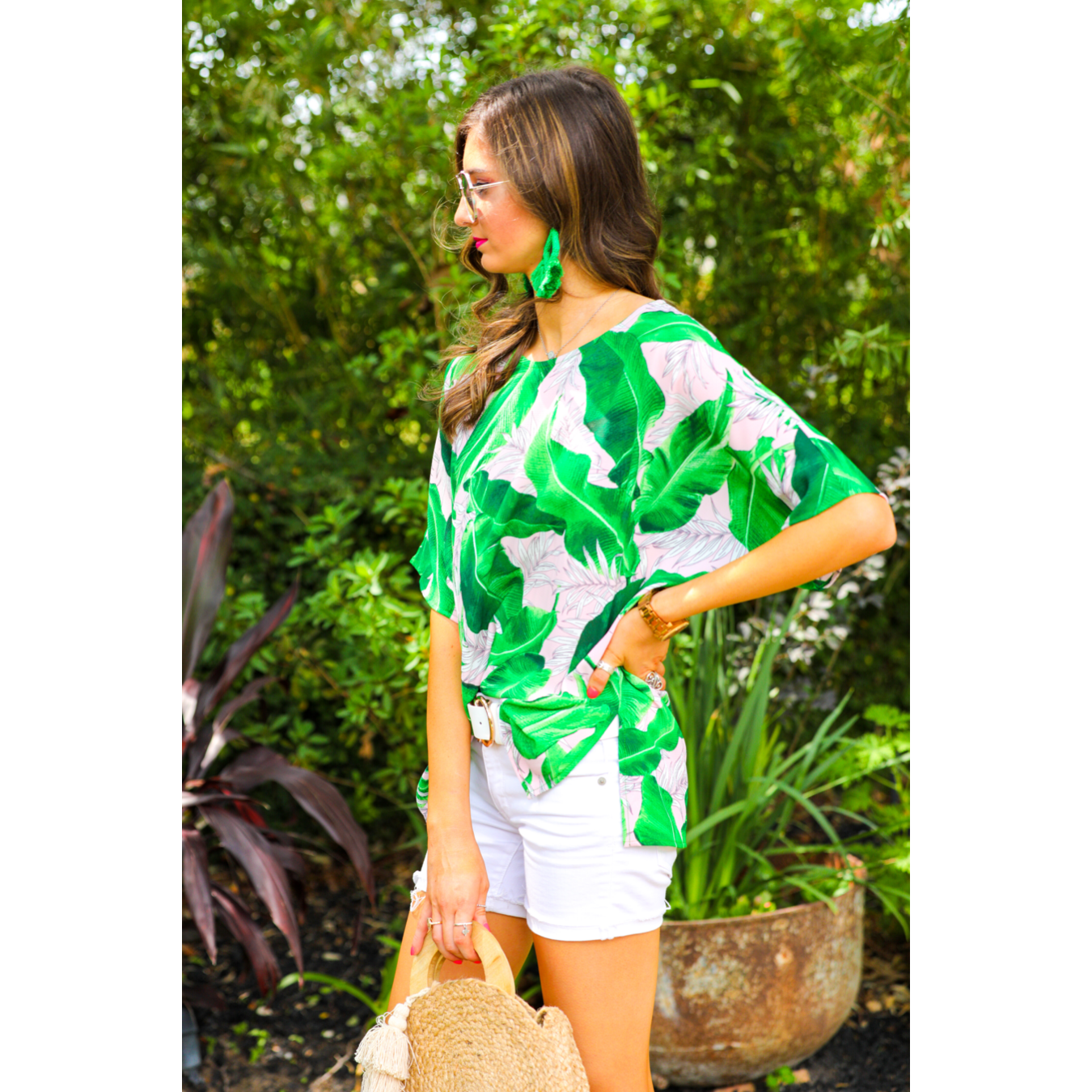 Tate Tropical Print Tunic - BFF Here