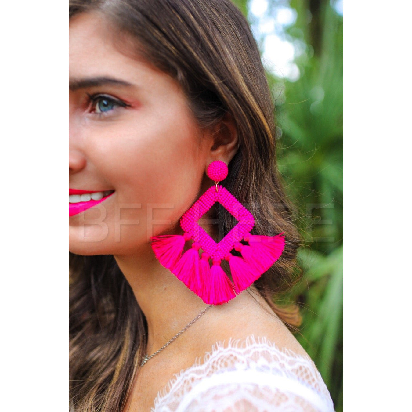 Ellie Fringe Drop Earrings - BFF Here