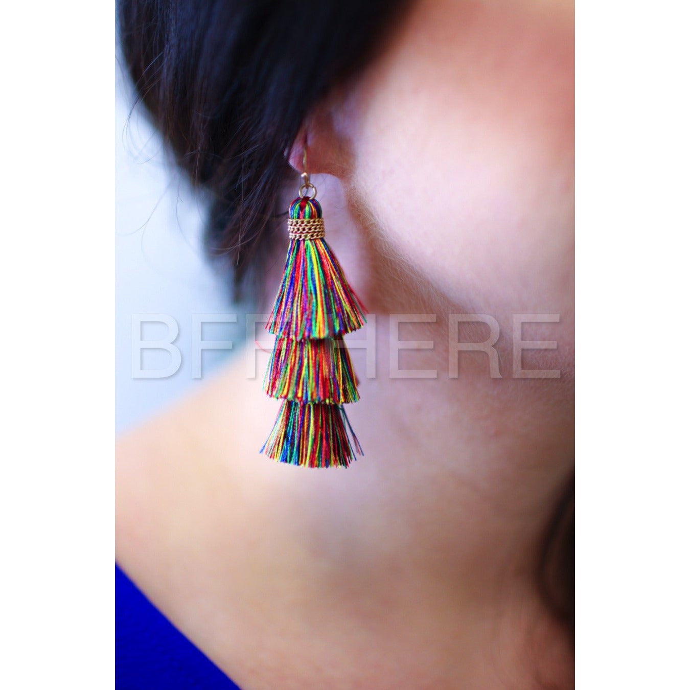 Destin Tassel Earrings -- Choice of Color - BFF Here